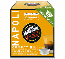 Caffè Vergnano Lavazza A Modo Mio Capsules Napoli x 16