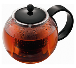 Théière à piston acrylique 1 L BODUM Assam noire
