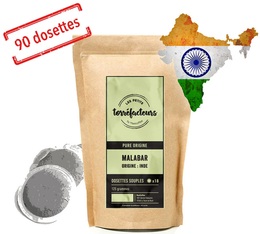90 dosettes souples - Malabar Inde  - LES PETITS TORREFACTEURS
