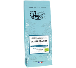 Cafés Lugat Organic Coffee Beans La Esperanza from Colombia - 250g