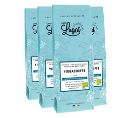 Cafés Lugat Organic Coffee Beans Yirgacheffe from Ethiopia - 1kg