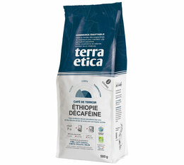 500 g - Café en grain - Bio Décaféiné Ethiopie - TERRA ETICA