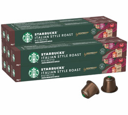 80 Nespresso* Original Compatible Capsules Italian Style Roast – STARBUCKS