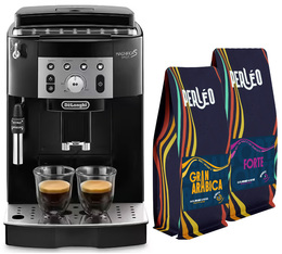 DELONGHI Magnifica S Smart FEB 2533.B + Pack 4 mois de café