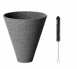 Cerapotta Japanese Ceramic Coffee Filter + Cleaning Brush