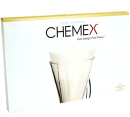 100 Filtres Chemex blancs pour cafetière 1 à 3 tasses