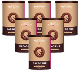6 Boîtes Cacao 100% Cacao - Vrac 6 x 150 g - MONBANA 