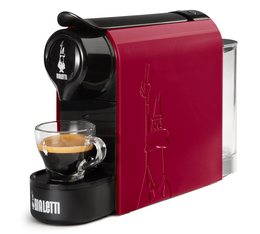 Machine à capsules CF90 GIOIA rouge + Offre cadeau - BIALETTI