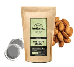 18 dosettes souples - Saveur Amande - LES PETITS TORREFACTEURS