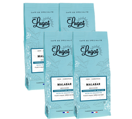4 x 250 g - Café en grain - Inde Malabar - LUGAT