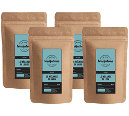 4 x 250 g - Café en grain - Pack découverte mélanges exclusifs - LES PETITS TORRÉFACTEURS