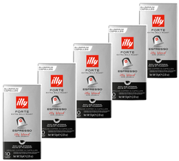 50 Capsules compatibles Nespresso® Torréfaction Forte - Illy